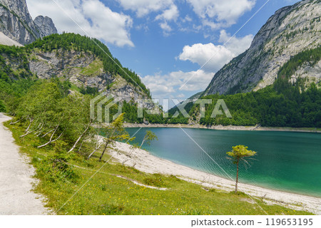 the austrian alps near gosau the austrian alps near gosau 119653195
