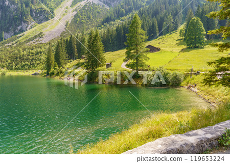 the austrian alps near gosau the austrian alps near gosau 119653224