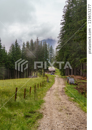 the austrian alps near gosau the austrian alps near gosau 119653277