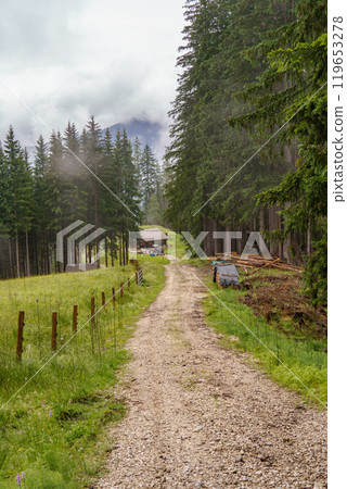 the austrian alps near gosau the austrian alps near gosau 119653278