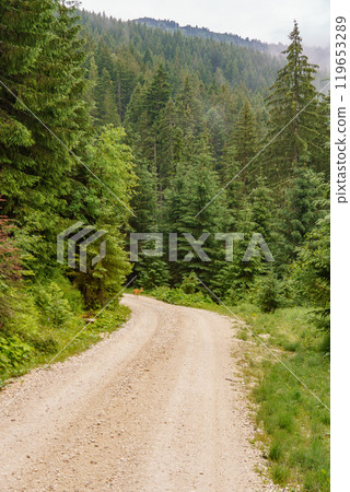 the austrian alps near gosau 119653289