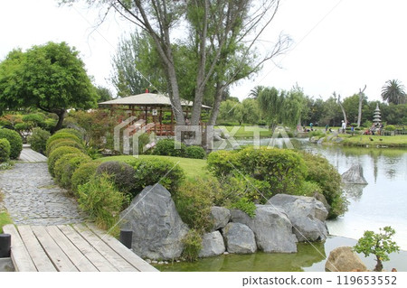 Japanese gardens in La Serena Chile 119653552