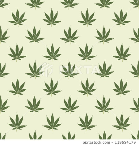 Seamless marijuana background with geometric leaves pattern Seamless marijuana background with geometric leaves pattern 119654179