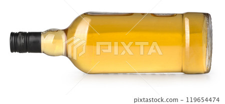 Whiskey glass bottle 119654474