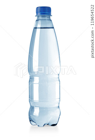 Water plastic bottle isolated Water plastic bottle isolated 119654522