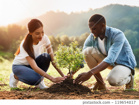 Tree planting 119654817