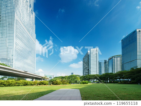 Image of a modern city 119655118