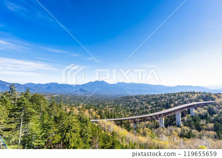 北海道上士幌町國道273號線松見橋,秋日的三國峠 北海道上士幌町國道273號線松見橋,秋日的三國峠 119655659