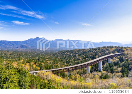 北海道上士幌町國道273號線松見橋,秋日的三國峠 北海道上士幌町國道273號線松見橋,秋日的三國峠 119655684
