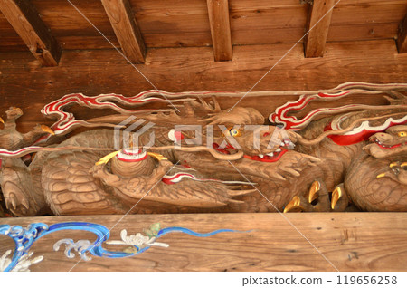 The guardian deity of Meiwa, Joshu Mishima Shrine The guardian deity of Meiwa, Joshu Mishima Shrine 119656258