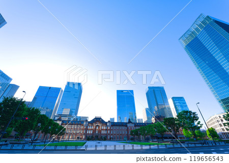 [東京] 5月假日清晨抵達東京車站，出發前往觀光景點 119656543