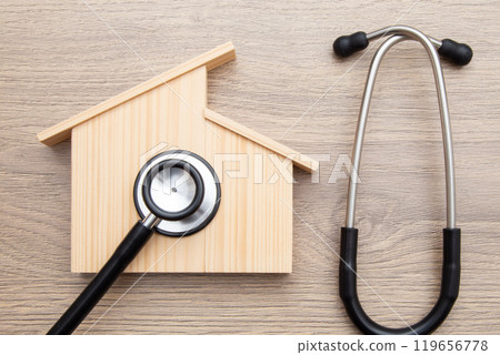Housing and stethoscope Housing and stethoscope 119656778