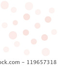 Pale polka dot background 119657318