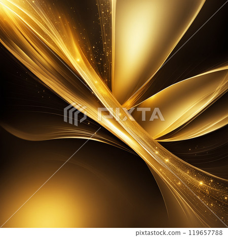 Gold texture background,abstract fantasy gold background with light and bokeh effect. 119657788