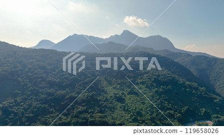 Ma On Shan, Breathtaking Mountain in Hong Kong New Territories Ma On Shan, Breathtaking Mountain in Hong Kong New Territories 119658026