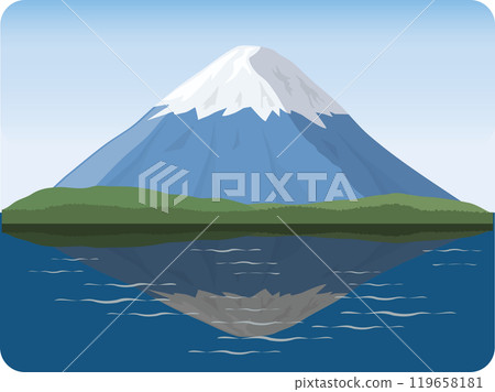 富士山有背景 富士山有背景 119658181