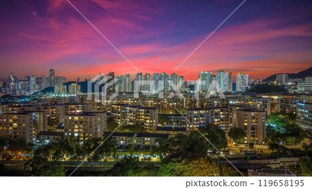 a city scape of Middle Kowloon at Kowloon tong Oct 23 2024 a city scape of Middle Kowloon at Kowloon tong Oct 23 2024 119658195