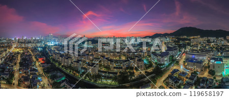 a city scape of Middle Kowloon at Kowloon tong Oct 23 2024 119658197