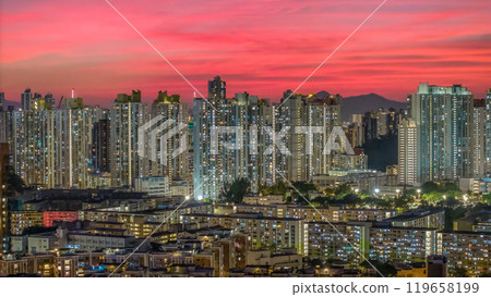 a city scape of Middle Kowloon at Kowloon tong Oct 23 2024 a city scape of Middle Kowloon at Kowloon tong Oct 23 2024 119658199