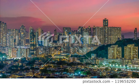a city scape of Middle Kowloon at Kowloon tong Oct 23 2024 119658200