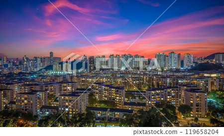 a city scape of Middle Kowloon at Kowloon tong Oct 23 2024 119658204