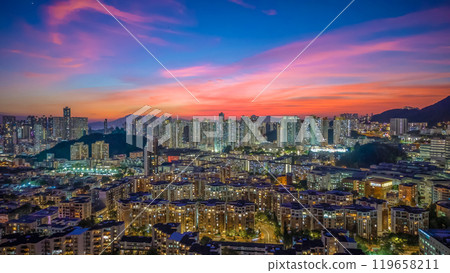 a city scape of Middle Kowloon at Kowloon tong Oct 23 2024 a city scape of Middle Kowloon at Kowloon tong Oct 23 2024 119658211