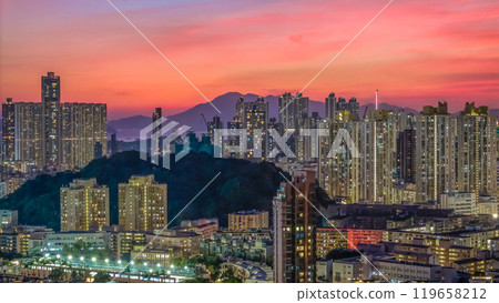 a city scape of Middle Kowloon at Kowloon tong Oct 23 2024 119658212