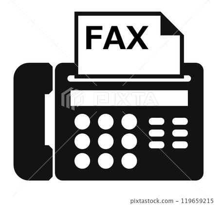Illustration of text and fax delivery instructions sent and received by telephone Illustration of text and fax delivery instructions sent and received by telephone 119659215