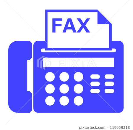 Illustration of text and fax delivery instructions sent and received by telephone Illustration of text and fax delivery instructions sent and received by telephone 119659218