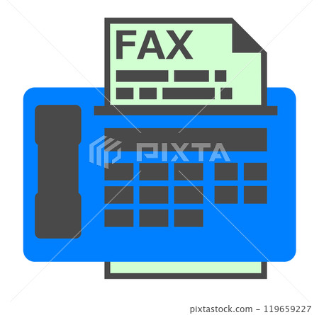 Illustration of text and fax delivery instructions sent and received by telephone Illustration of text and fax delivery instructions sent and received by telephone 119659227