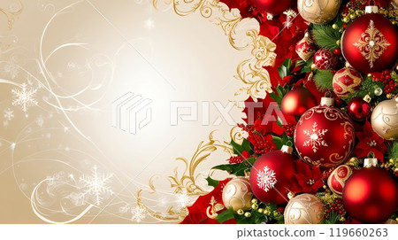 Sparkling background for Christmas cards 119660263