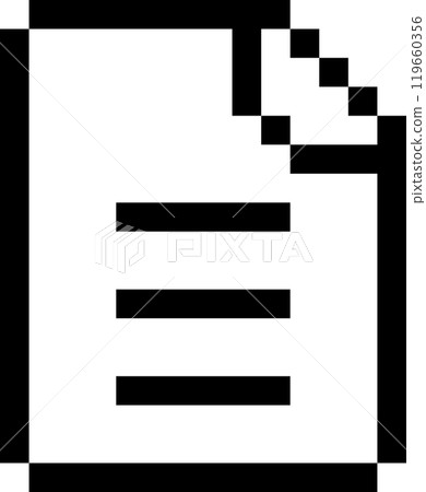 File pixel icon 119660356