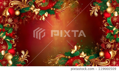 high end christmas background illustration 119660509