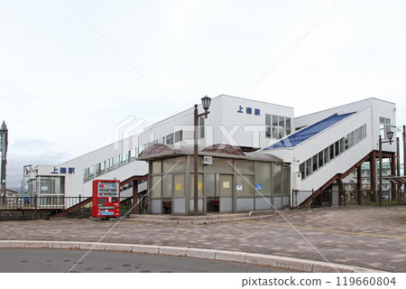 上磯站 上磯 sh07 北海道南部伊佐裡鐵道 119660804