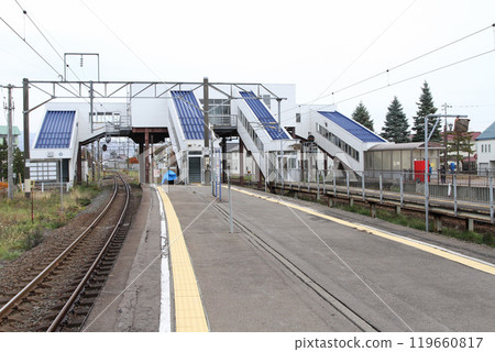 上磯站 上磯 sh07 北海道南部伊佐裡鐵道 119660817
