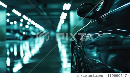 Dark Parking Lot 02 119660847