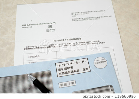 My Number Card Electronic Certificate Renewal 119660986