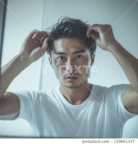 商人的早晨髮型 119661337