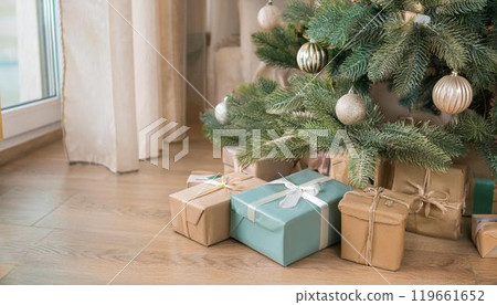 Christmas present close-up image 1 119661652