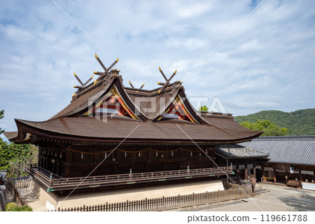 Okayama City Japan Heritage Kibitsu Shrine Okayama City Japan Heritage Kibitsu Shrine 119661788