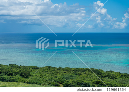 View from Nishi-Odake Observatory on Kohama Island 119661864