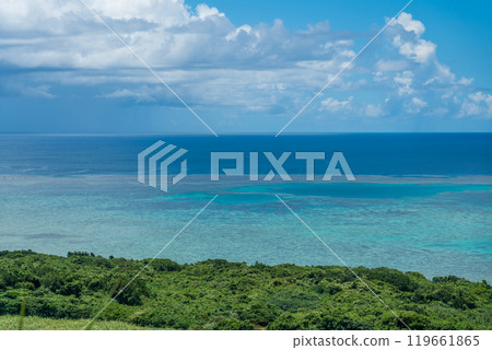 View from Nishi-Odake Observatory on Kohama Island 119661865