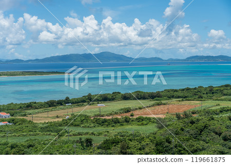 View from Nishi-Odake Observatory on Kohama Island 119661875