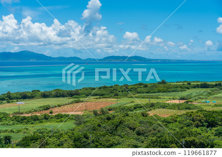 從小濱島西大竹展望台眺望的景色 從小濱島西大竹展望台眺望的景色 119661877