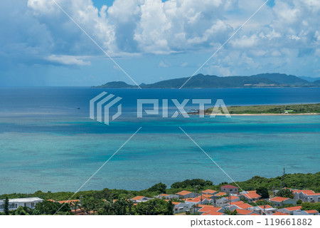 View from Nishi-Odake Observatory on Kohama Island 119661882