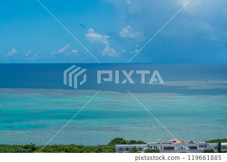 View from Nishi-Odake Observatory on Kohama Island 119661885