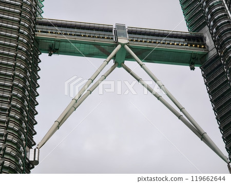 A very tall building that features numerous windows and many balconies 119662644