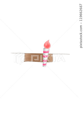 Whole rest with candle Whole rest with candle 119662687