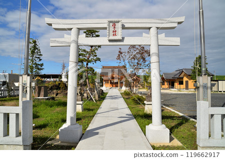 埼玉縣行田市下中條美麗的晴子神社 119662917