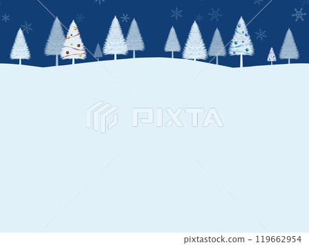 White wood background (Christmas tree) C-4 119662954